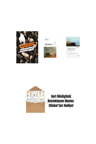 Katip Bartleby + Redburn - İlk Seferi + Toplu Öyküler - Herman Melville + Okuma Sticker'ları