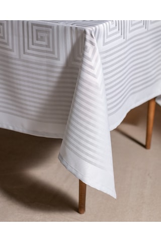 Madame Coco Marne Masa Örtüsü - Gri - 160x300 Cm 8684427048542 Gri