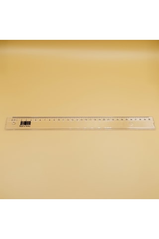 30 Cm Şeffaf Plastik Cetvel Okul, Ofis Ve Çizim İçin Ölçü Cetveli