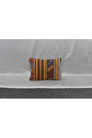 Zehra Abla Halı Yeni El Dokuma Dekoratif Kilim Kırlent Yastık Kılıfı 6229