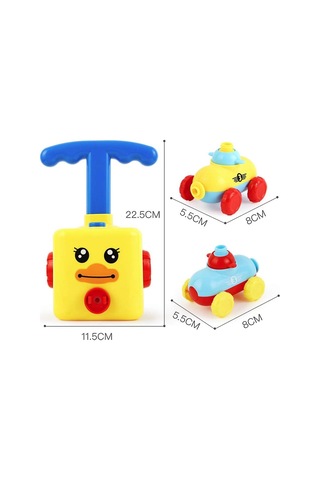 Balon Araba Oyuncak Fırlatma Seti, Balonla Çalışan Fırlatma Arabası, Balon Havayla Çalışan Araç Seti, Balon Yarış Arabası Oyuncak Yaratıcı Şişme 16 Balon Diğer