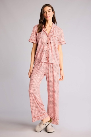 Defacto Desenli Softshell Pijama Takımı G7588AX26SP