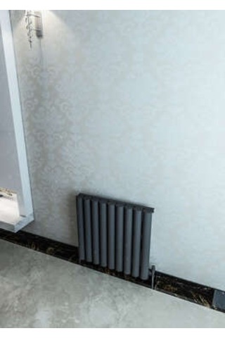 Warma Ula Yatay Alüminyum Radyatör 625x600 Pütürlü Antrasit 7946