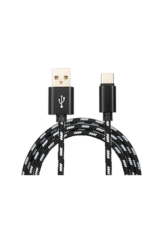 Ximistore9 2m Siyah Nylon Tip-c Kablosu: Hızlı Şarj Ve Veri Transferi - Huawei P10/mate9, Honor V8, Xiaomi 5s6 Uyumlu, Dayanıklı Alyuminyum Uç