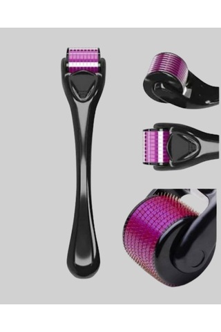Ev Tipi Mikro İğneli Cilt Bakım Aleti 1 Mm Titanyum Roller -