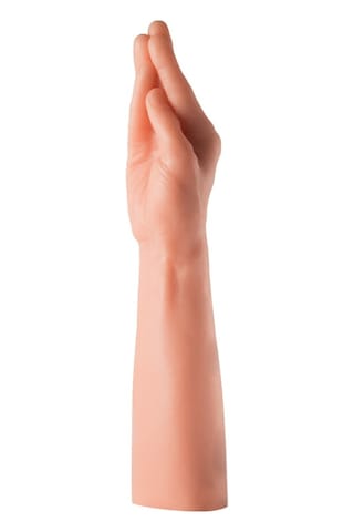 35 Cm Dev Boy Ekstra Kalın Realistik El Tasarımlı Dildo Ten Rengi Çok Renkli