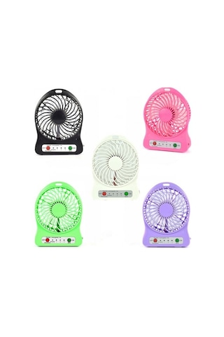 Şarjlı Taşınabilir Mini Usb Fan - Vantilatör