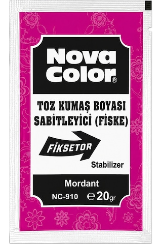 Nova Color Toz Kumaş Boyası Sabitleyici Fiske Çok Renkli
