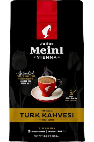 Julius Meinl Geleneksel Taş Değirmenlerde Öğütülmüş Türk Kahvesi 250 Gr Türk Kahvesi