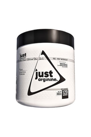 Just Nutrition L-arginine 360 Gr L-arjinin 120 Servis + Shaker + Protein Kahve Hediyeli Aromasız