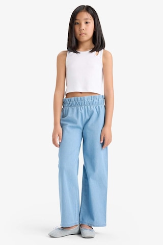 Defacto Kız Çocuk Wide Leg Jean Pantolon E6689a825smnm39 Mavi