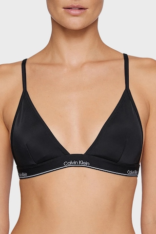 Calvin Klein Üçgen Logolu Bikini Üstü Lv00q61208ub1 Bayan Bikini Üstü Lv00q61208 Ub1 Siyah