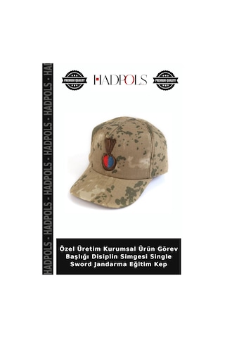 Hadpols Özel Üretim Kurumsal Ürün Görev Başlığı Disiplin Simgesi Single Sword Jandarma Eğitim Kep Belirtilmemiş
