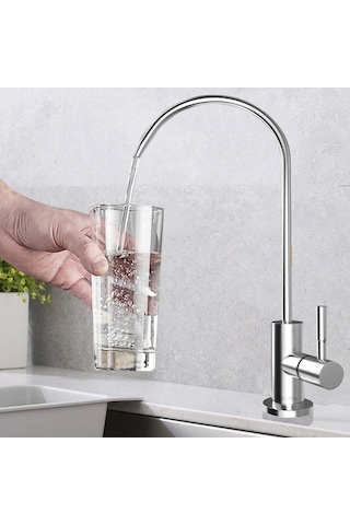 Su Arıtma Cihazı Ss304 Paslanmaz Fırçalanmış Lüks Musluk