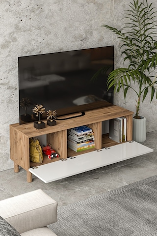 Bohem 135 Cm Tv Ünitesi Mdf Kapak Beyaz