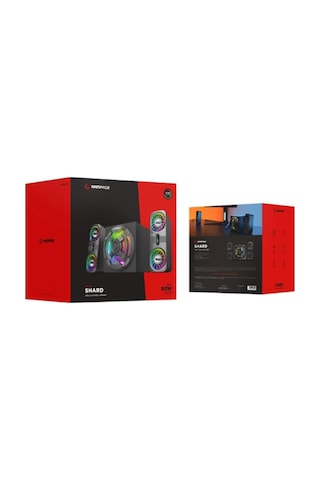 Rampage Rms-311 Shard 2+1 80w Siyah Usb,fm,bluetooth,hmdı,optica Rgb Işıklı Speaker Kdo