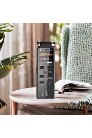 Ultratekno Kb50 32 Gb Premium Yeni Model Led Ekranlı Çift Mikrofonlu Profesyonel Ses Kayıt Cihazı Türkçe Menülü