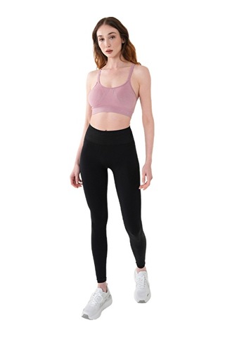 Musclecloth Nova Seamless Sırt Detaylı Bra Pembe