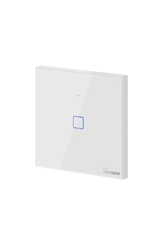 Sonoff T0-EU-1C Akıllı Dokunmatik Duvar Anahtarı 1 Kanallı