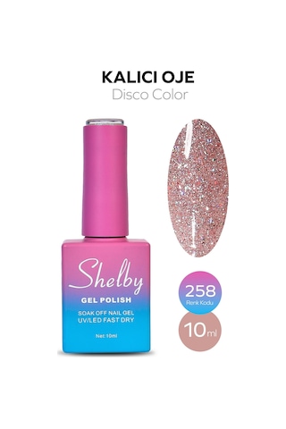 Shelby 10 Ml. A258 Disko Kalıcı Oje