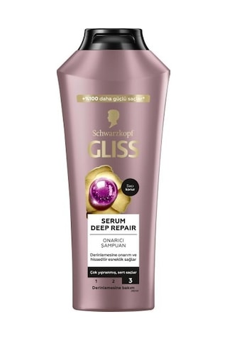 Gliss Serum Deep Repair Onarıcı Şampuan 3 x 400 ML