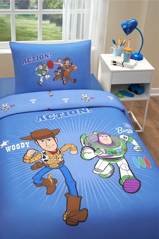 Özdilek Toy Story Action Tek Kişilik Disney Lisanslı Lastikli Çocuk Nevresim Takımı Çok Renkli