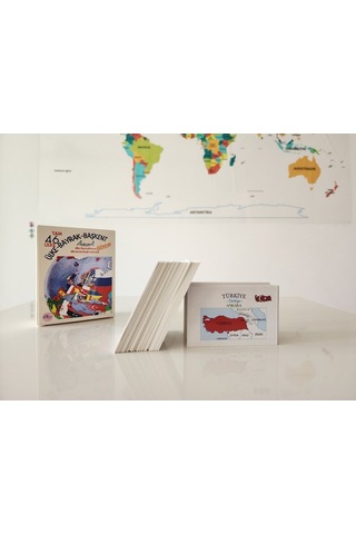 Avrupa Ülkeleri-harita-bayrak-başkent Kartları