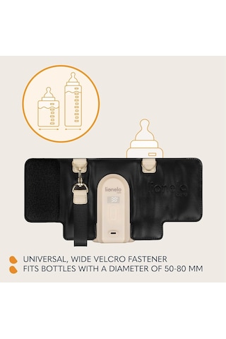 Lionelo Thermup Go Evo Taşınabilir Biberon Isıtıcı 38-50 C Arası 5 Sıcaklık Seçeneği Usb-c Şarj Lcd Ekran Biberon Isıtıcı ve Sterilizatör