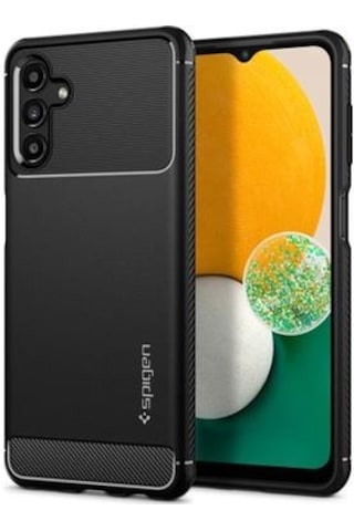 Spigen Galaxy Uyumlu A13 İle Uyumlu Kılıf Rugged Armor Matte Black Siyah