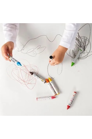 Sumuhome Mala Pastel Mum Boya Çok Renkli 8 Adet Çok Renkli