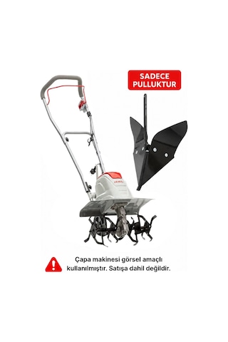 Ikra Flexo Fem 1500 W Elektrikli Çapa Makinesi Pulluğu (Sadece Pulluk Satışıdır)