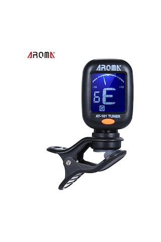 Akort Aleti Gitar Tuner - Aroma At101 Digital Chromotic
