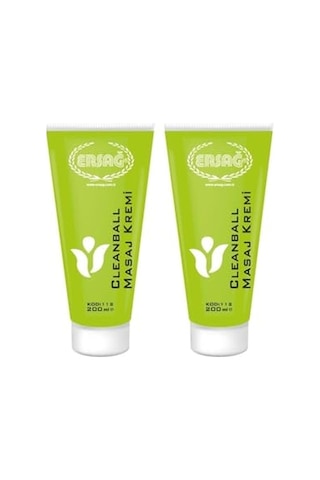 Ersağ Cleanball Masaj Kremi 2adet 200 Ml