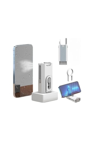 Torima MCB-01 Sprey Depolu 8in1 Bilgisayar Klavye Kulaklık Mouse Ekran Telefon Temizleme Fırça Seti