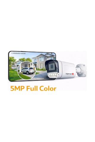 Apronx Ax-bn250s 5mp 2.8mm Full Color Mikrofonlu Bullet Ip Kamera