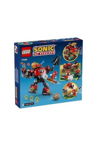 Lego Sonic The Hedgehog 77005 Knuckles Vs. Dr. Eggman Egg Crusher Mech