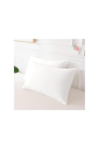 Düz Pamuklu 2'li Yastık Kılıfı 50x70 Beyaz, Tyc81zaf7n170530589770180 Çok Renkli