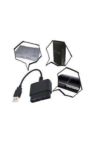 5023 Usb To Ps2 Pc Bilgisayar Oyun Kolu Çevirici Dönüştürücü