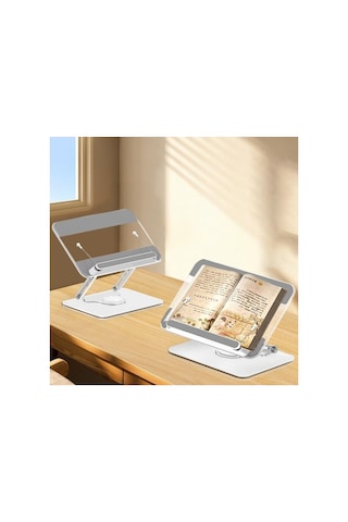 360 Döner Tablet Ve Kitap Okuma Standı, Ergonomik Tasarım İle