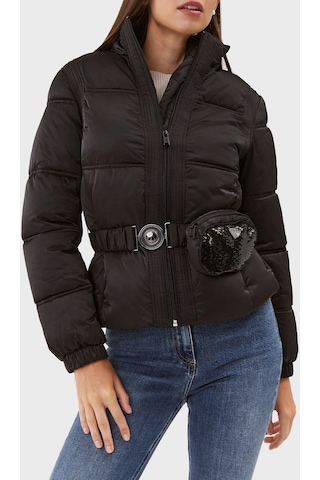Guess Çıkarılabilir Bel Çantalı Şişme Mont Çok Renkli