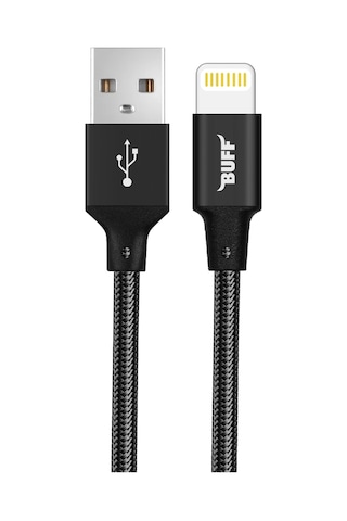 Buff Bl71 Usb Lightning 2.4a 1.2m Data Ve Şarj Kablosu Siyah