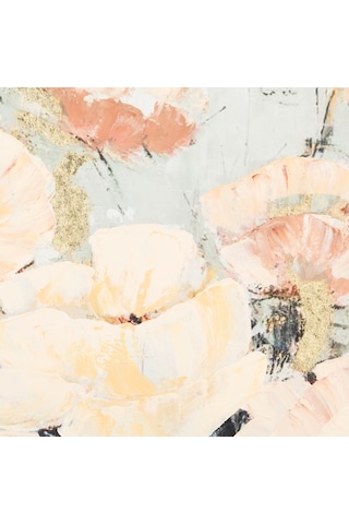 Soft Flowers Yağlı Boya Tablo 100x100 Cm
