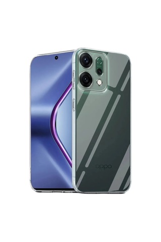 Jenerik Oppo Reno 14 Kılıf Lüx Şeffaf Silikon - Şeffaf