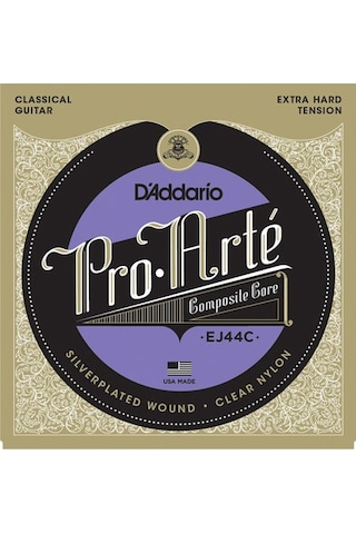 D'Addario EJ44C Pro-Arté Composite, Extra-Hard Tension Takım Tel