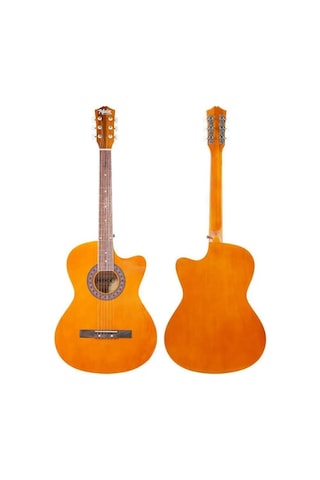 Midex Xc-120brw Kaliteli Akustik Gitar Gül Klavye Sap Ayarlı 4/4 Full Set