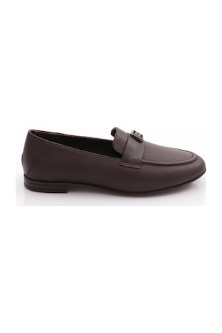 Dgn 505 Kadin Loafer Ayakkabi Kahve Napa