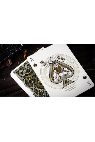Twpcc The Keys Of Solomon Golden Grimoire Premium Oyun Kağıdı Limited Edition Koleksiyonluk İskambil Kartları
