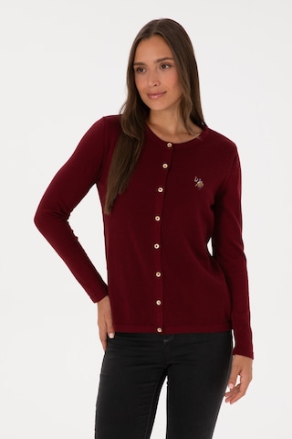 U.s. Polo Assn. Kadın Bordo Hırka Triko 50307737-vr014 Bordo