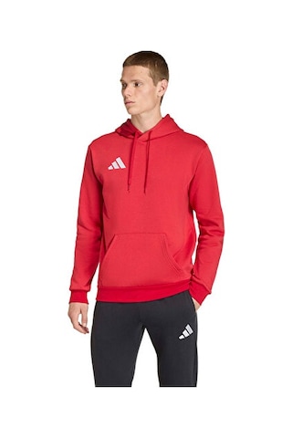 Adidas Ent26 Hoody Erkek Futbol Sweatshirts Jz6576 Kırmızı Kırmızı