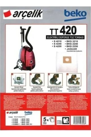 Beko Uyumlu Bks 2240 Süpürge Toz Torbası (10 Adet) (456921047)